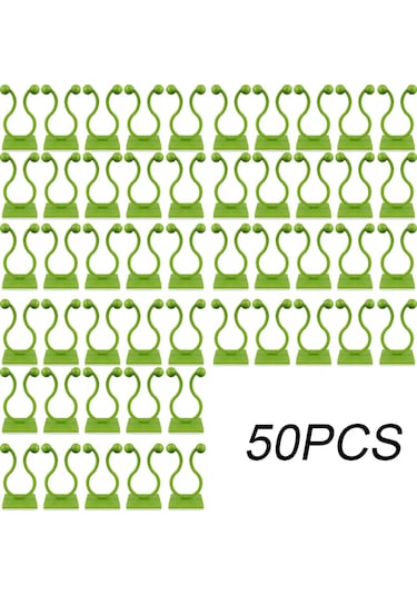 Singree Bitkiler İçin Yapışkanlı Duvar Askısı - 50 Adet Abs Malzeme, Çok Amaçlı Kullanım