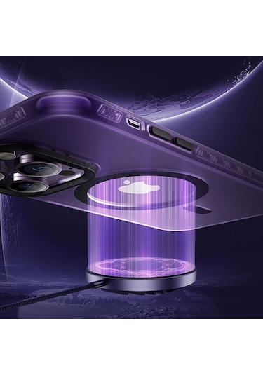 Benks Apple Uyumlu iPhone 14 Pro Max Kılıf Magsafe Kablosuz Şarj Özellikli Lucid Armor Kapak