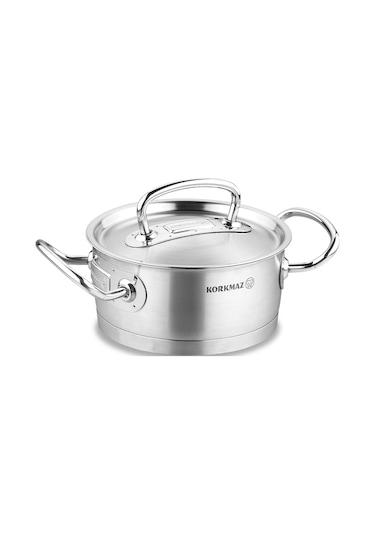 Korkmaz Proline 16X7.5 CM Kısa Tencere