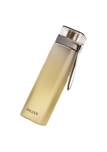 Taşınabilir Spor Su Bardağı, Şık Ve Basit Kare Plastik Bardak 377p8d Sarı