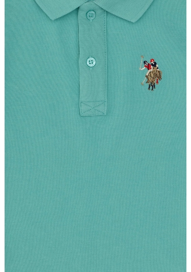 U.S. Polo Assn. Erkek Çocuk Mint Basic Polo Yaka Tişört 50306484-VR090