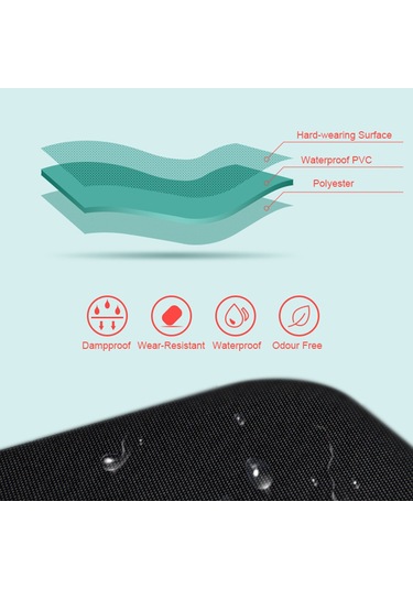 Geekyou Siyah Bebek Arabası Çantası - Su Geçirmez, Hafif, Geniş Kapasiteli Organizer - Arabalar Ve Manzaralar İçin Uygun Aksesuar Siyah