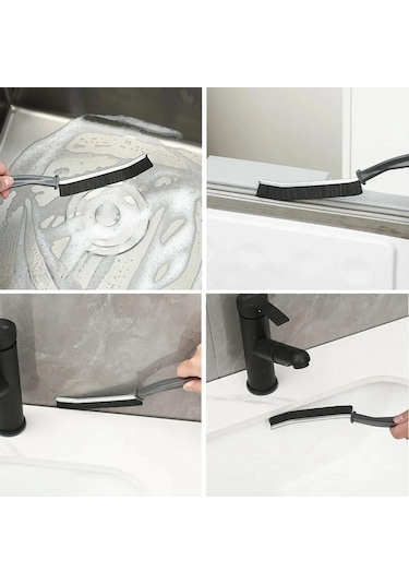 2li Çok Amaçlı Multi Ince Temizlik Fırçası Derz Arası Banyo Mutfa