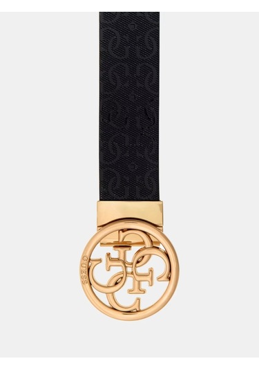 Guess-stacey 4g Logo Belt-kemer-bw9319p6135 Siyah - Beyaz