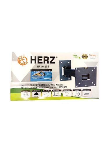Herz Hr 10 27 T 10 27" Led Lcd Tv Hareketli Askı Aparatı