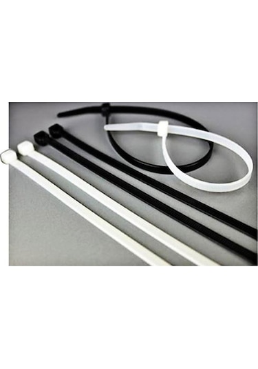 Zenith Kablo Bağı Plastik Cırt Tesisat Kelepçesi 3.6 X 200 Mm 100 Adet Siyah