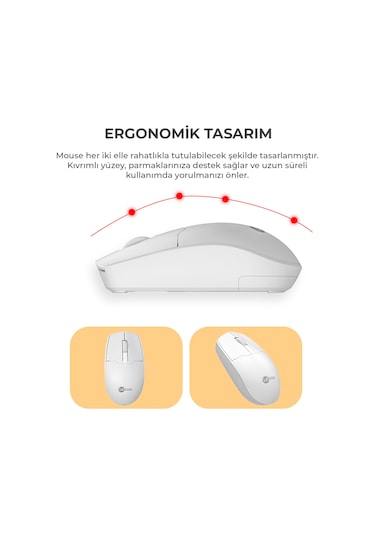 Lecoo KW202 Kablosuz Türkçe Q Klavye & Mouse Set