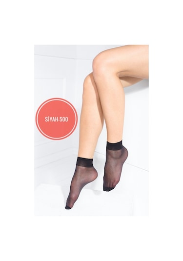 Rossey Parlak Fit(15D) Soket Çorap (12 Çift)