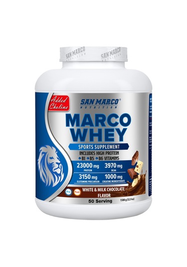 San Marco NutritionMarco Whey Beyaz&Sütlü Çikolata Aromalı 1500gr