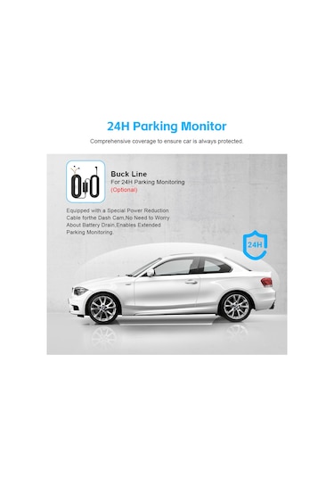 V26c 4k Wifi Araç Kamerası Çift Kamera, Gece Görüşü, Gps Ve G-sensör Desteği