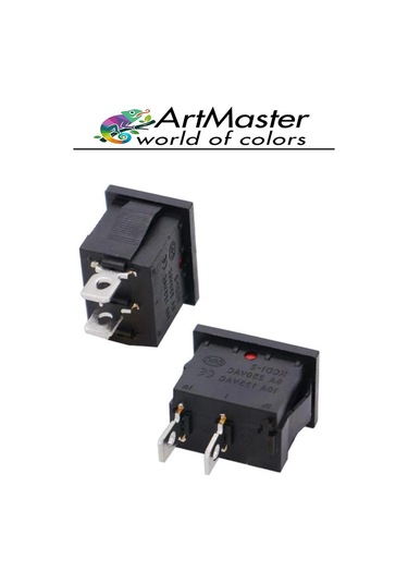 Kırmızı Siyah Elektrik Devresi Anahtarı 10 Adet On Off Açma Kapama Devre Anahtarı Aç Kapa Deney Elektirik Açma Kapama