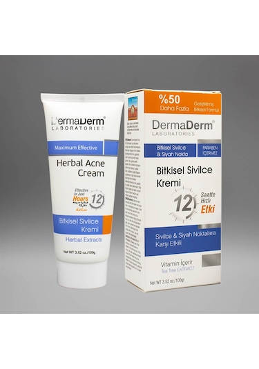 Dermaderm Sivilce ve Siyah Nokta Kremi 100 G