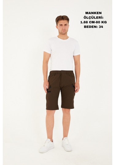 Camp Scoutland Camp725 Outdoor Tactical Su İticili Yazlık Erkek Taktik Şort Haki