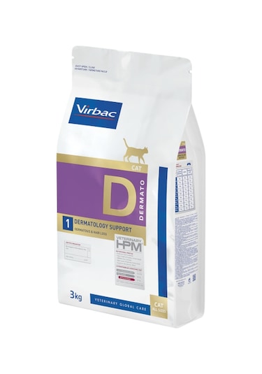 Virbac Dermatology Support Yetişkin Kedi Kuru Maması 3 KG