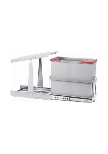 Pyramith 24 Litre Gri Çöp Kovası Gri