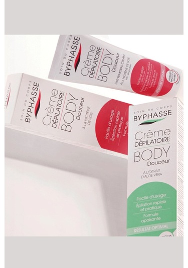 Byphasse Aloe Vera Özlü Tüy Dökücü Krem 125 ML