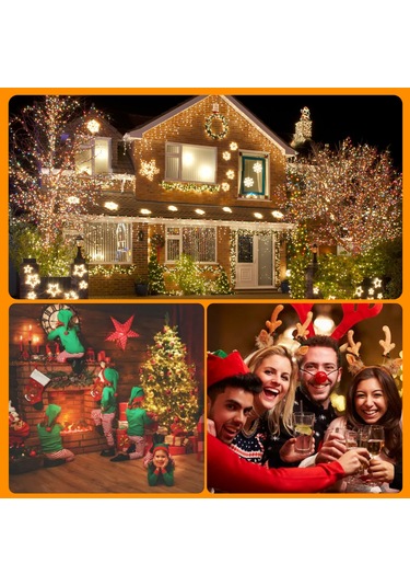 Shineyee Halloween Dekorasyon Işığı: Kürdan Balık Gibi Aydınlatma, 3 Seviye Parlaklık, 500mah Pil, Type-c Şarj, 1 Adet Gümüş