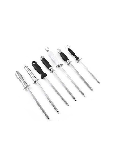 Ulzyvf Taşlama Stili Paslanmaz Mutfak Çubuğu Çelik Bileme Aleti 7x