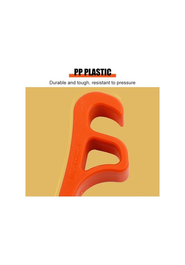 Yaozixa Bisiklet Ve Motosiklet İçin Sabit Park Fren Kilit Kancası - Eğik Yollarda Sabit Durumu Sağlar - Hafif Ve Dayanıklı Turuncu Pp Plastik Turuncu