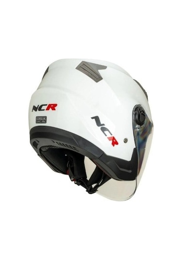 Ncr Kask Çenesiz 708 Ece 22/06 Belgeli- Parlak Beyaz