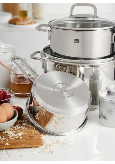 Zwıllıng 650600000 Quadro 5 Prc Celık Tencere Setı Gri