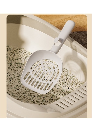 Ambition Dinozor Yarı Kapalı Kedi Kumu Tavası Kedi Kumu Kutusu Kum Beji