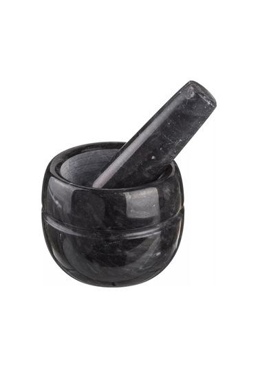 Agness Baharatlar İçin "black Marble" 7 Cm Mermer Değnekli Havan 178162304