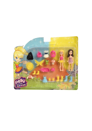 Polly Pocket Değişen Kıyafetli Poly Bebek Kızlar