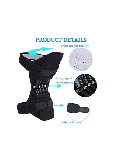 Flybuy Tırmanma Spor Pedleri Koruma Güçlendirici Fitness Eklemi Diz Diz Diz Dişli Desteği Çift 1 Pz Çok Renkli