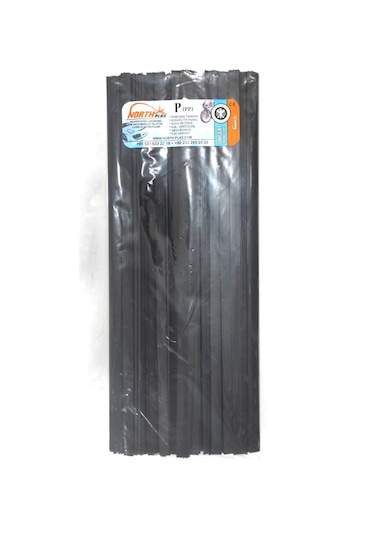 North Plas Plastik Kaynak Elektrodu Pp Geniş Siyah 1 Kg