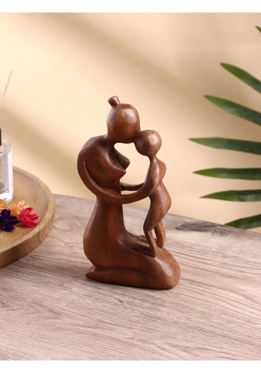 Simalend Annemiz Ve Çocuğumuz Ahşap Suar Heykeli 398393133