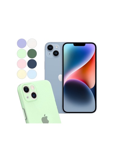 iPhone 14 Plus Kılıf Kamera Korumalı Mat Ultra İnce Kapak