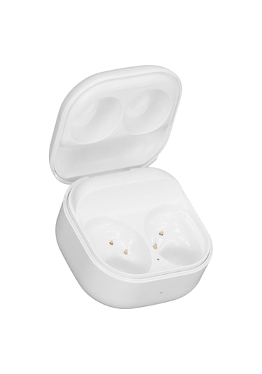 Konesam Samsung Galaxy Buds Fe Sm-r400 İçin Yerine Geçici Şarj Kutusu - 600mah Batarya, Type-c Kablolu, Led Göstergeli, Beyaz Kablolu Şarj Beyaz