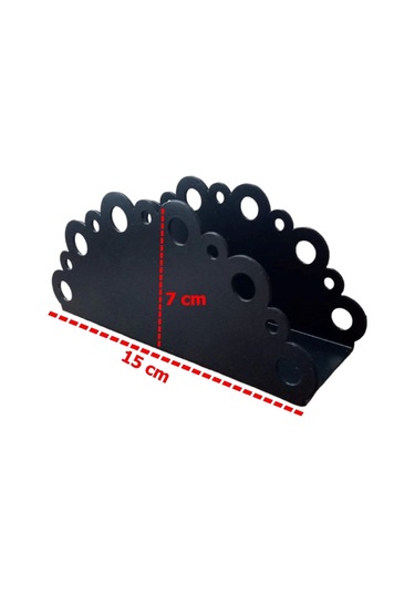 Glare Peçetelik Daireli Mat Siyah Mat Siyah