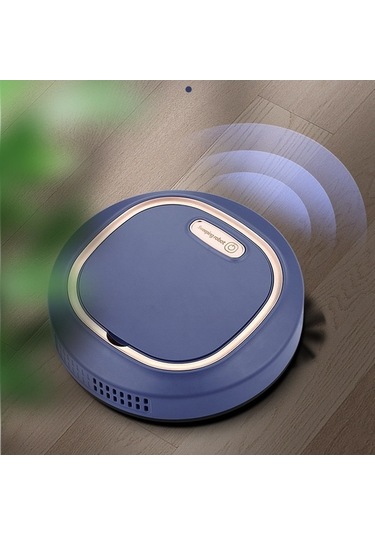 Besthome1 Sınır Ötesi Akıllı Süpürge Robot - Otomatik Şarjlı Süpürme Makinesi - Mavi Renk