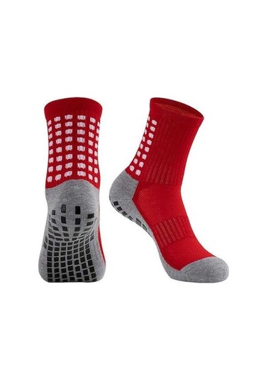 Willowhaven Çorap Kaymayan Futbol Çorapları, Yetişkin Erkek & Kadın, Sonbahar & Kış, Spor, Silik, Dayanıklı, Uzun Ömürlü Çok Renkli