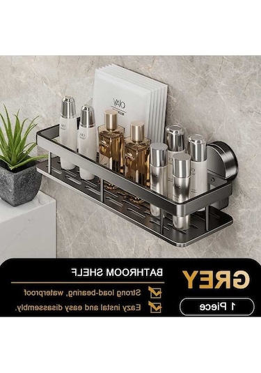 Maoyaya Vantuz Banyo Rafı Hiçbir Matkap Duvara Monte Şampuan Şişesi Duş Çok Renkli Çok Renkli