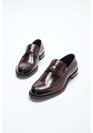 Tamer Tanca Erkek Hakiki Deri Taba Makosen Ayakkabı 183 11611 Erk Ayk Y23 Taba