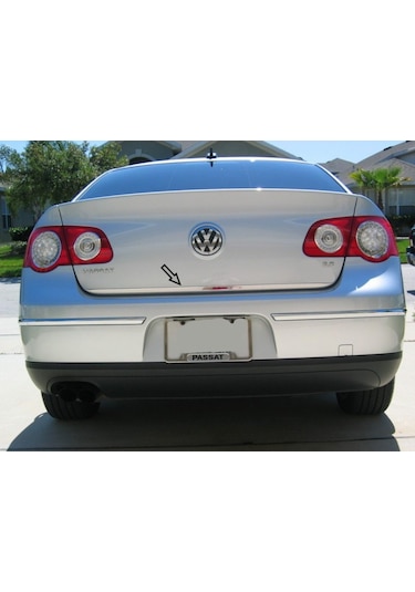 Volkswagen Passat B6 2005-2011 Formlu Krom Bagaj Alt Çıtası N11.3362