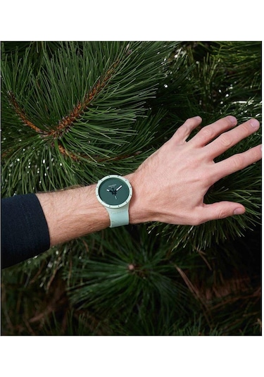 Swatch Sb03g100 Bıg Bold Bıoceramıc Forest Kadın/erkek Kol Saati Metal