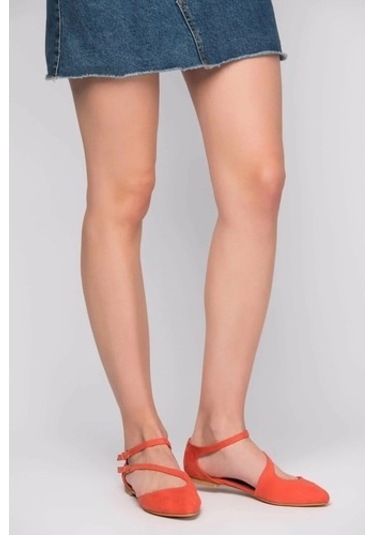 Fox Shoes Turuncu Kadın Babet D726016902