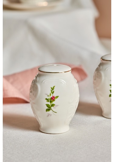 Karaca Vintage Rose Tuzluk Biberlik 7 Cm Çok Renkli
