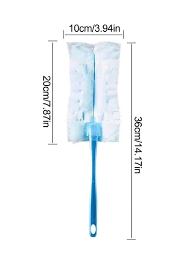 Gajeena Elektrostatik Toz Alma Fırçası - Yenilenebilir Başlıklı Pratik Temizlik Aracı