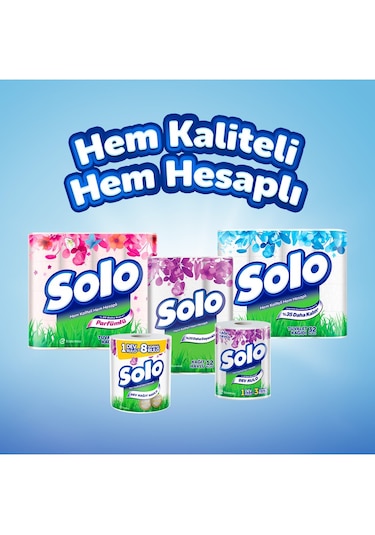 Solo Islak Havlu Bahar Tazeliği 720 Yaprak Kapaklı