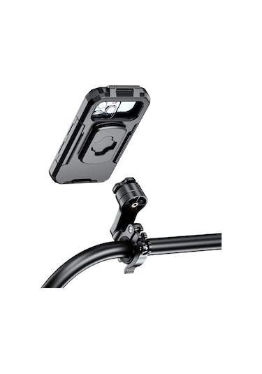 Sones M18l-qd Motosiklet / Bisiklet Su Geçirmez Çabuk Açılan Cep Telefonu Tutacağı