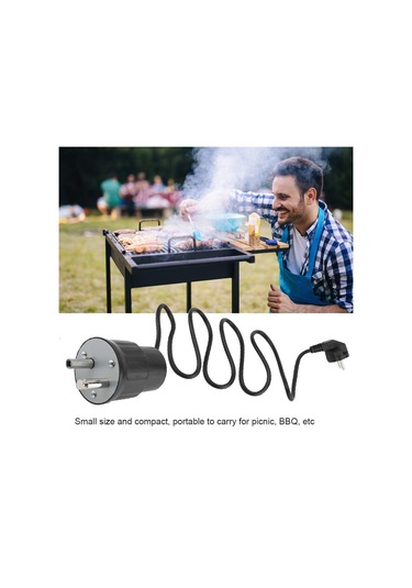Sones 220-240v Ac Barbekü Motoru Açık Piknik Izgara Döner Motoru, Özellikler: Ab Fişi