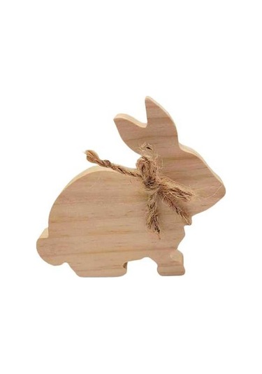 Pazly Tavşan Suntek Stil-b Orta Masaüstü İşareti Ahşap Cv