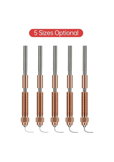 Didadodo K1c/k1 Max İçin Yüksek Akışlı Titanyum Alaşımlı Bimetalik 3d Yazıcı Nozulu 0.4mm