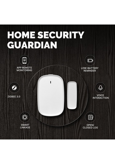 Suofeng Tuya Zigbee Akıllı Kapı/pencere Sensörü, Ev Güvenliği Alarm Sistemi, Uzaktan Kontrol, Google Uyumlu