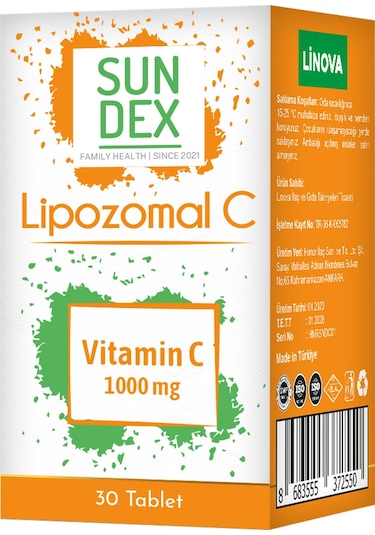 SUNDEX Lipozomal C 1000 mg 30 Tablet